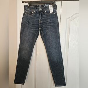 Hollister Super Skinny Jeans in Dark Blue - Size W26 L28
